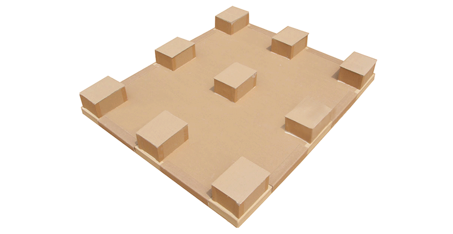 四面叉九腳紙托盤 四面叉九腳紙托盤